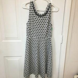 Pixley SIZE M TEXTURED KNIT DRESS GREY